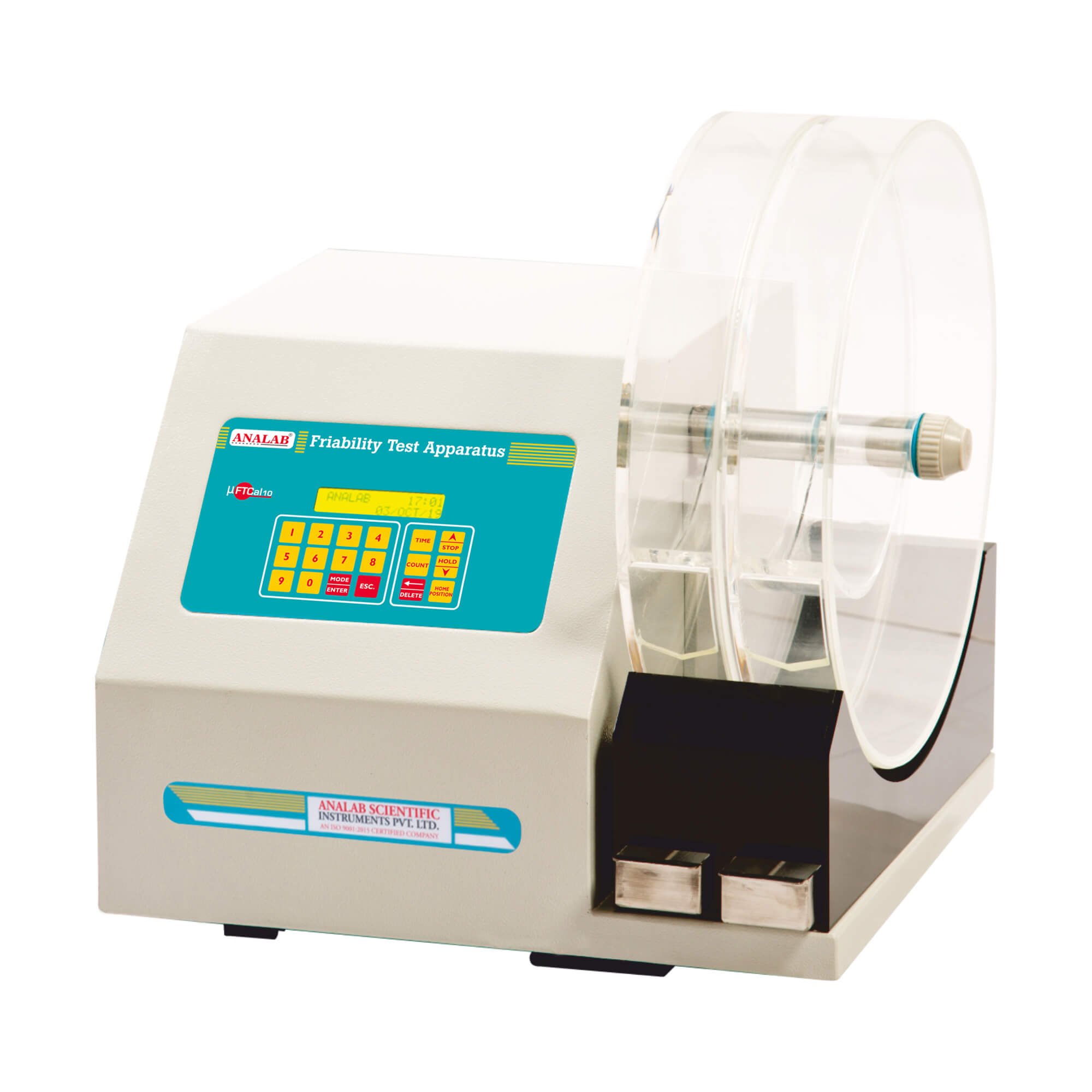 Friability Test Apparatus - Double Drum Model : µFTCal10 Manufacturer in India