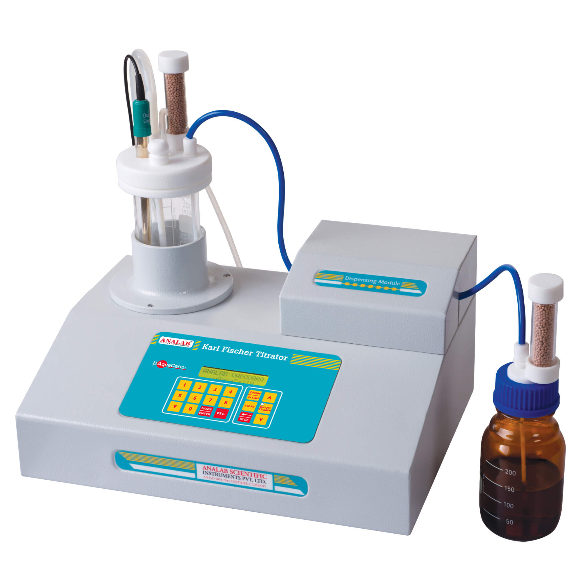 Microcontroller Based Karl Fischer Titrator Model : µAquaCal10+ Manufacturer in India