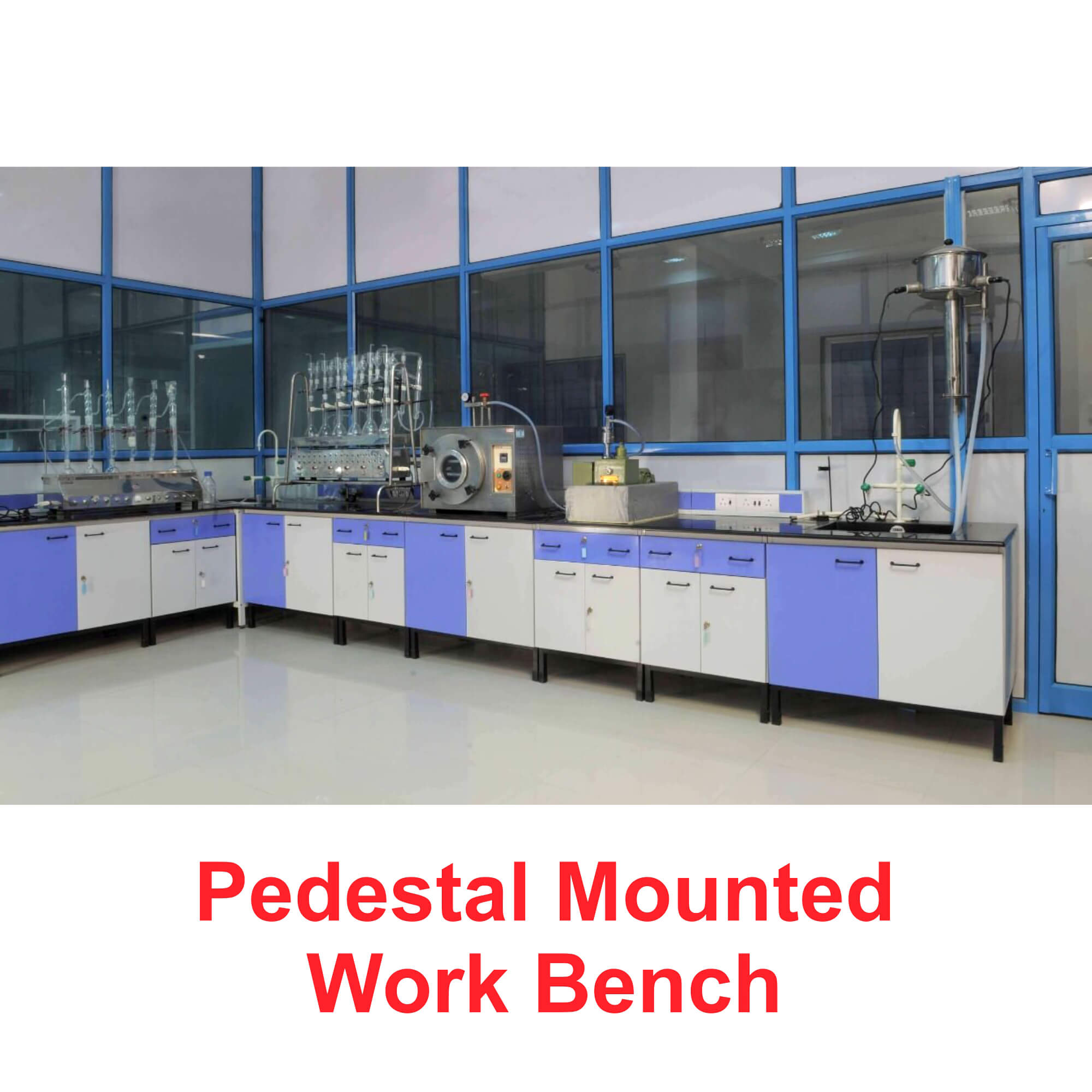 Pedestal Mounted Work Bench Manufacturer in India