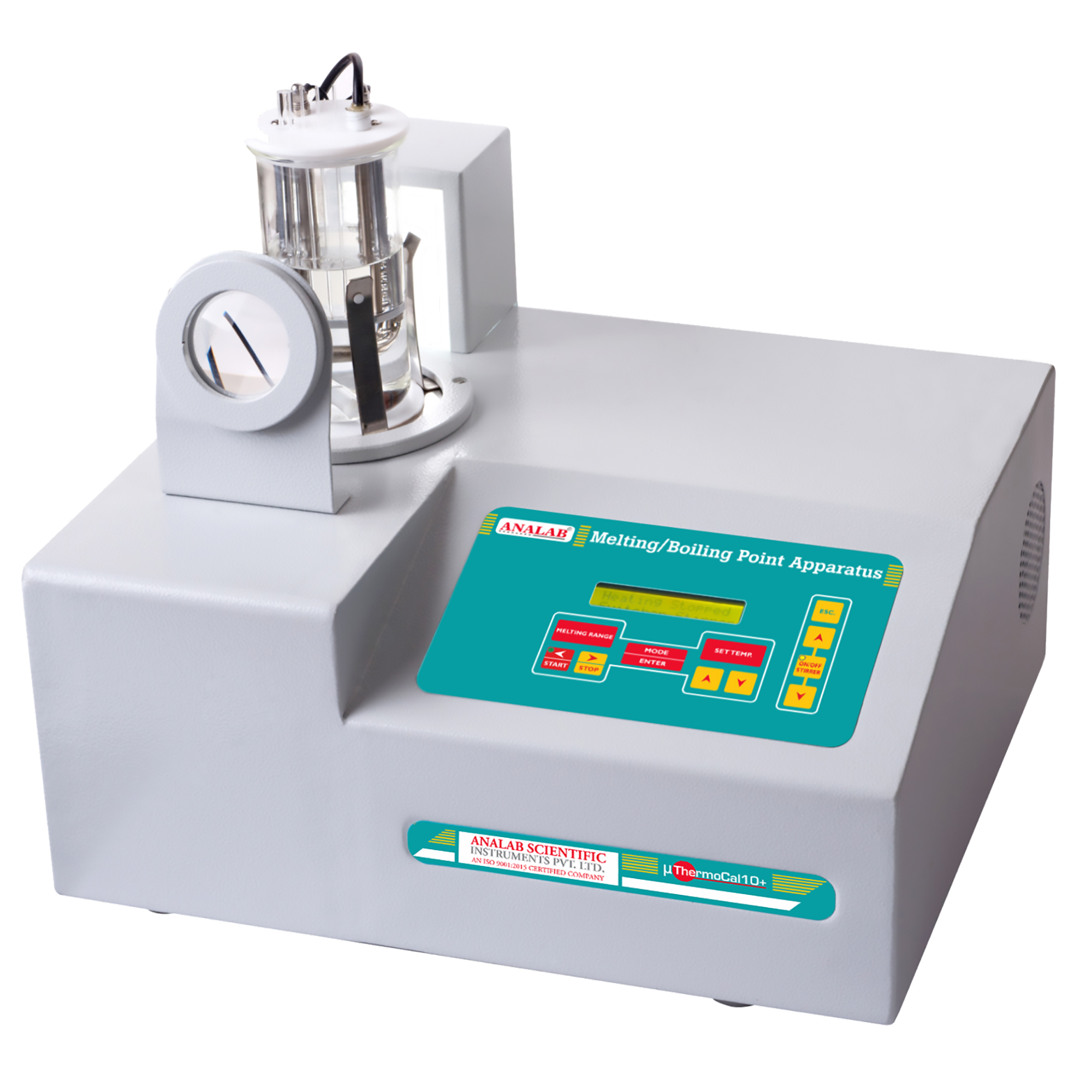 Microcontroller Based Melting/Boiling Point Apparatus Model : µThermoCal10 Manufacturer in India