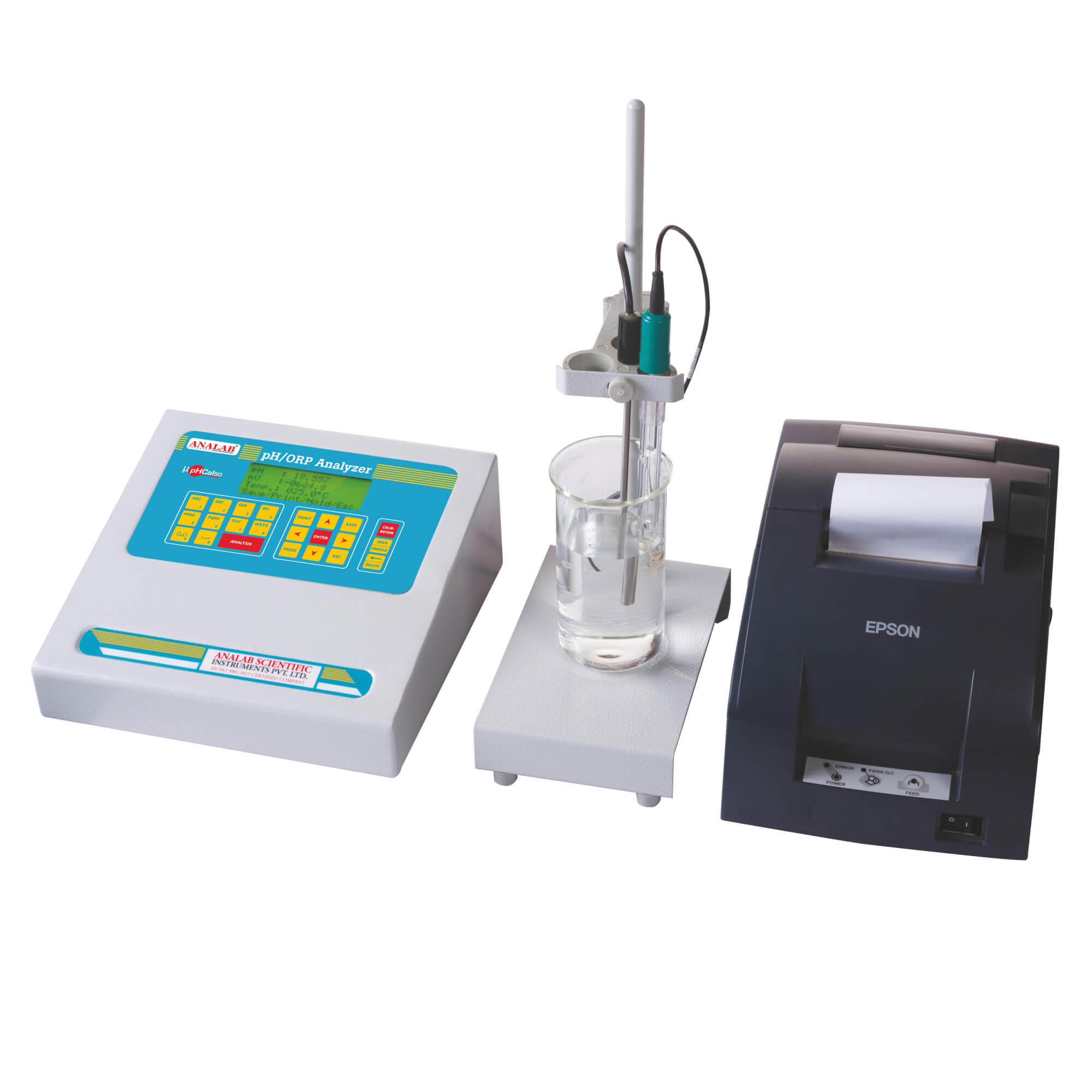 pH/mV/°C/ORP Analyzer Model : µpHCal50 (Three/Five Point Calibration) Manufacturer in India